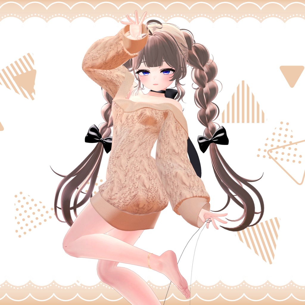 🖤Melling " Fuwa pure" 【8アバター対応 🖤 Liltoon / VRChat】🖤