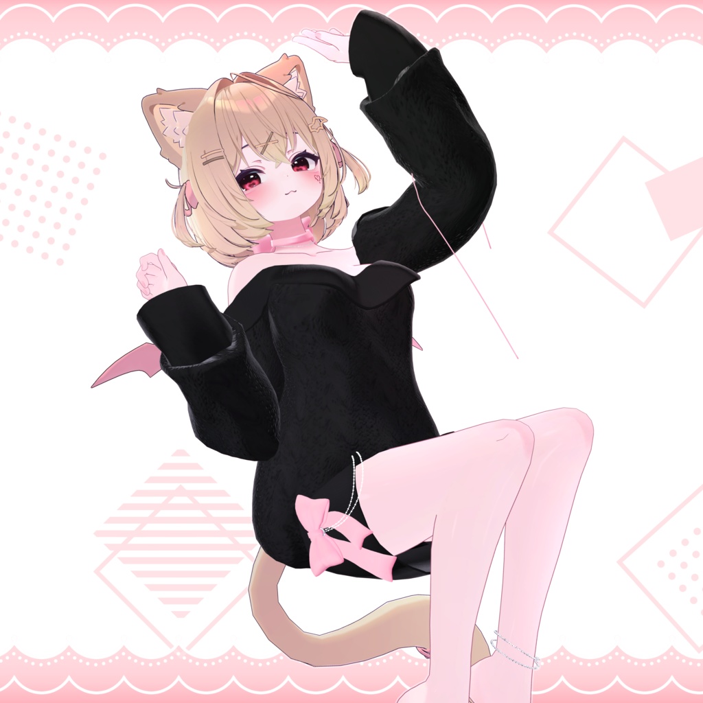 🖤Melling " Fuwa pure" 【8アバター対応 🖤 Liltoon / VRChat】🖤