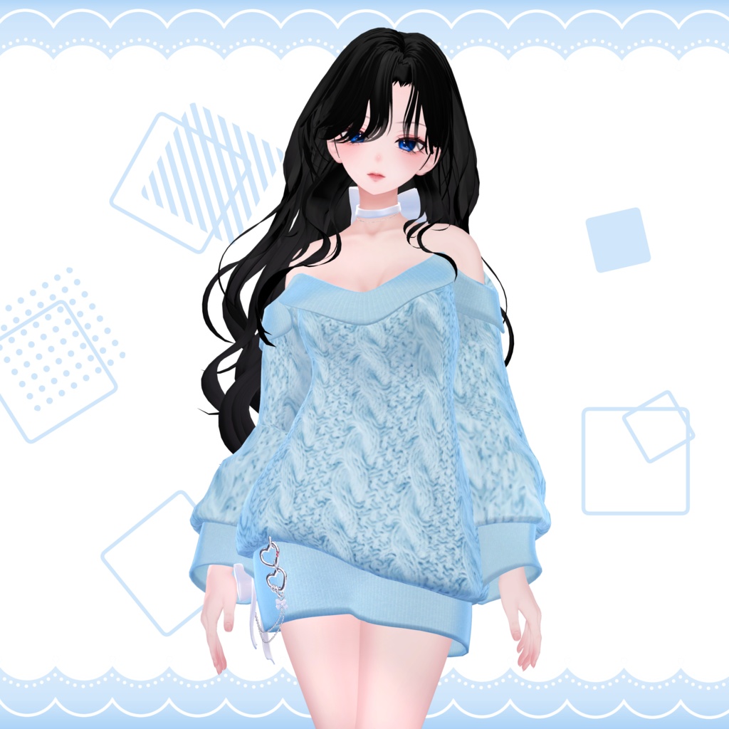 🖤Melling " Fuwa pure" 【8アバター対応 🖤 Liltoon / VRChat】🖤