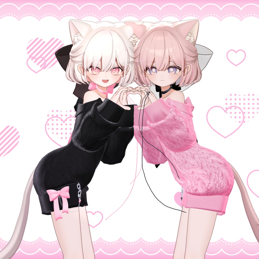 🖤Melling " Fuwa pure" 【8アバター対応 🖤 Liltoon / VRChat】🖤