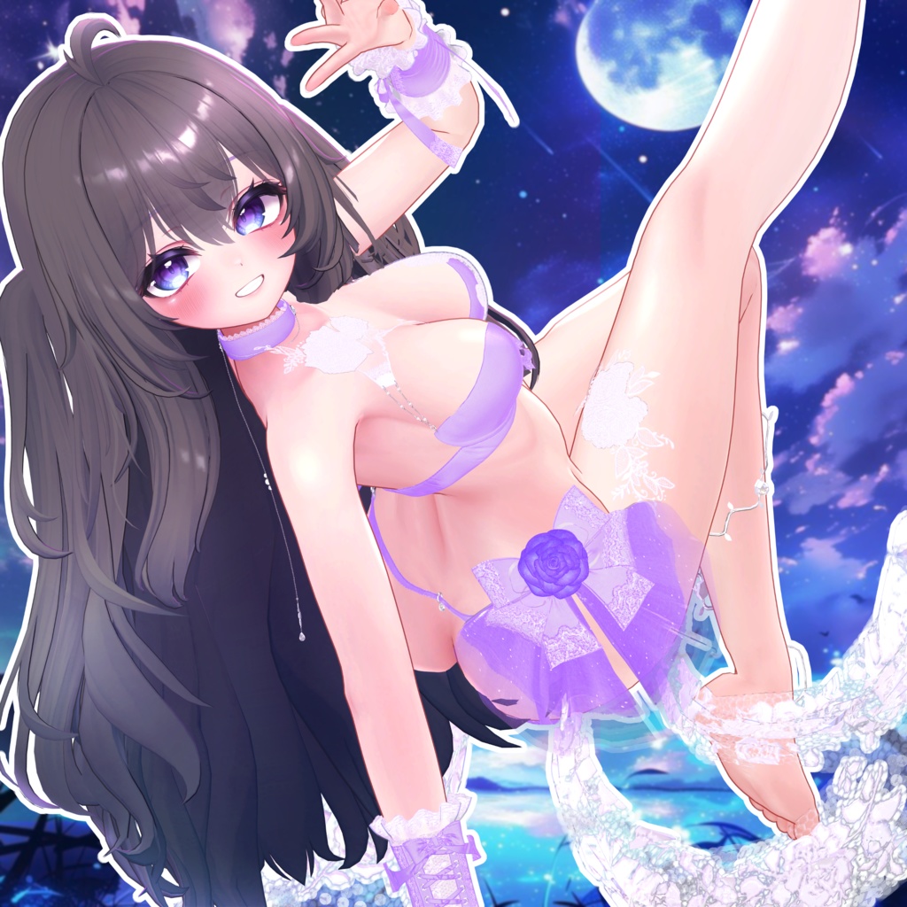 🖤Melling " Flora" 【10アバター対応 🖤 Liltoon / VRChat】🖤