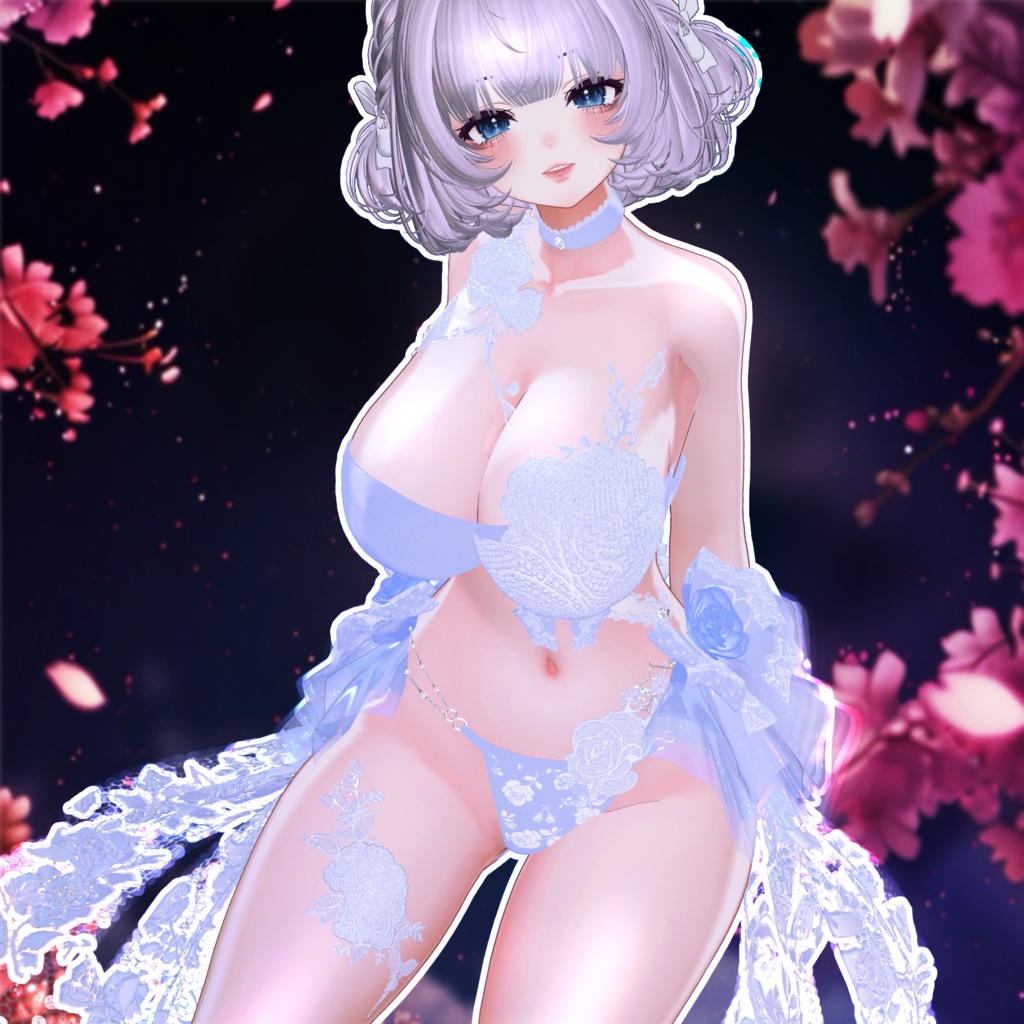🖤Melling " Flora" 【10アバター対応 🖤 Liltoon / VRChat】🖤