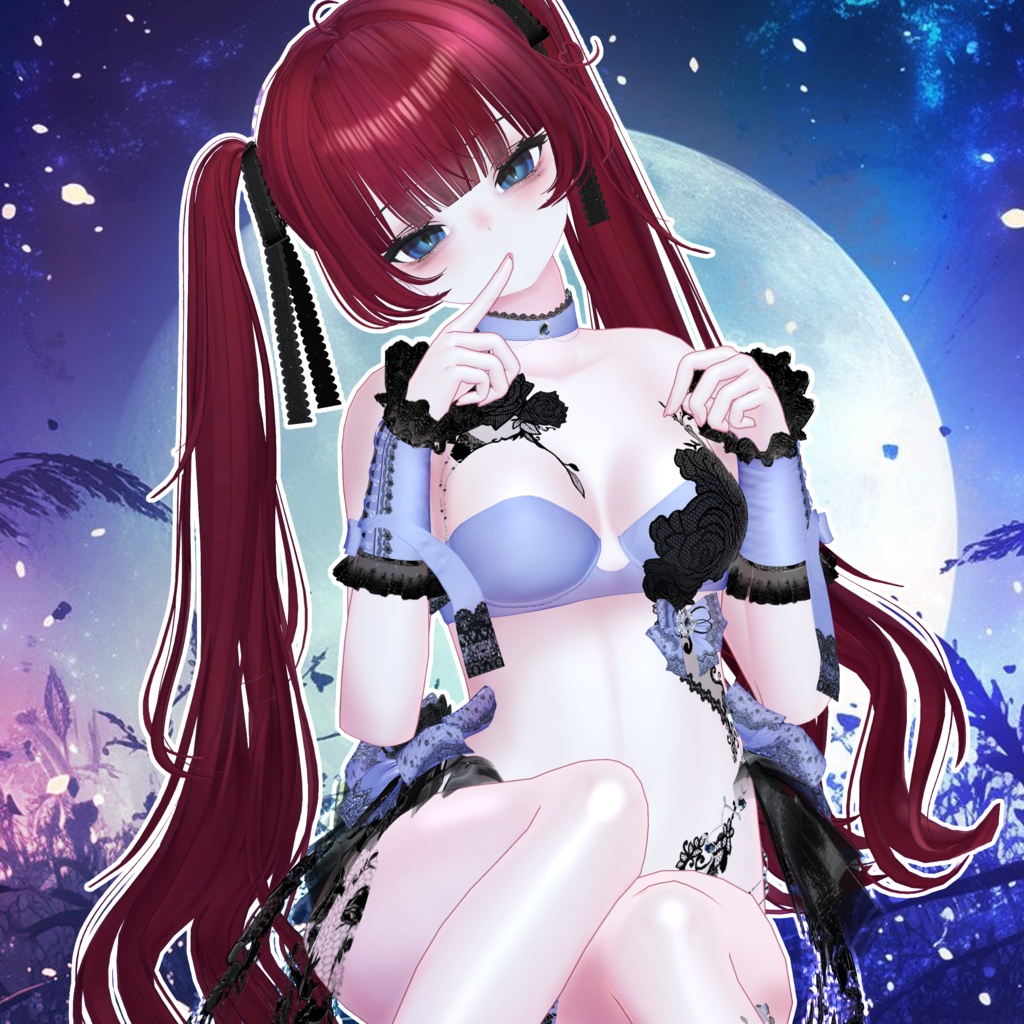 🖤Melling " Flora" 【10アバター対応 🖤 Liltoon / VRChat】🖤