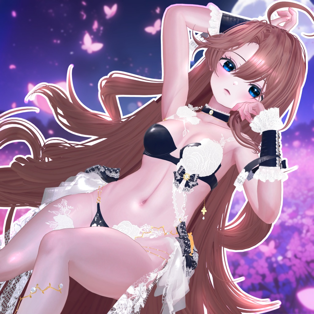 🖤Melling " Flora" 【10アバター対応 🖤 Liltoon / VRChat】🖤