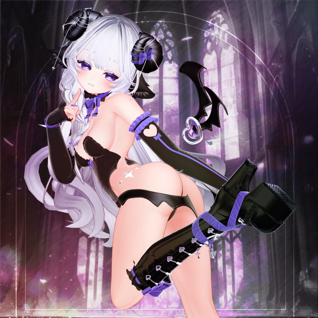 🖤Melling " Chu🖤Devill" 【10アバター対応 🖤 Liltoon / VRChat】🖤