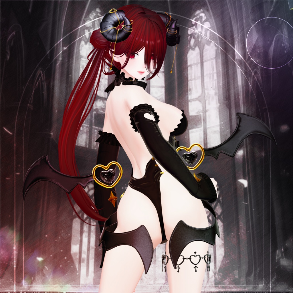 🖤Melling " Chu🖤Devill" 【10アバター対応 🖤 Liltoon / VRChat】🖤