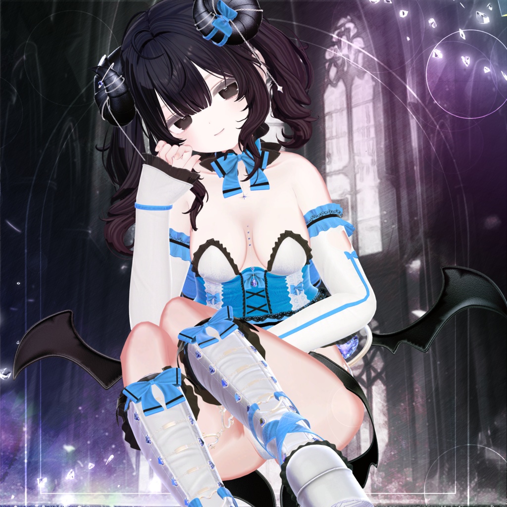 🖤Melling " Chu🖤Devill" 【10アバター対応 🖤 Liltoon / VRChat】🖤