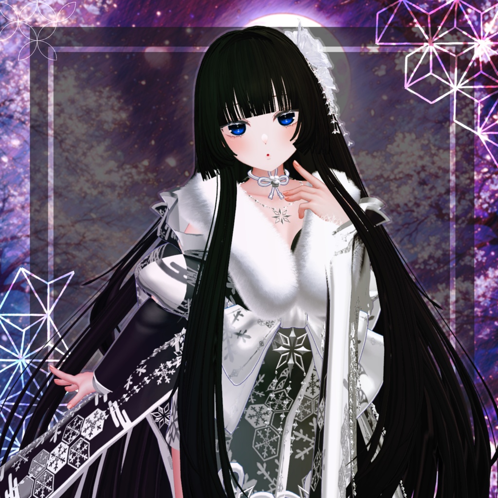 🖤Melling " 揺花(ゆらはな)" 【12アバター対応 🖤 Liltoon / VRChat】🖤