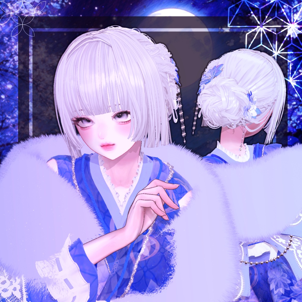 🖤Melling " 揺花(ゆらはな)" 【12アバター対応 🖤 Liltoon / VRChat】🖤