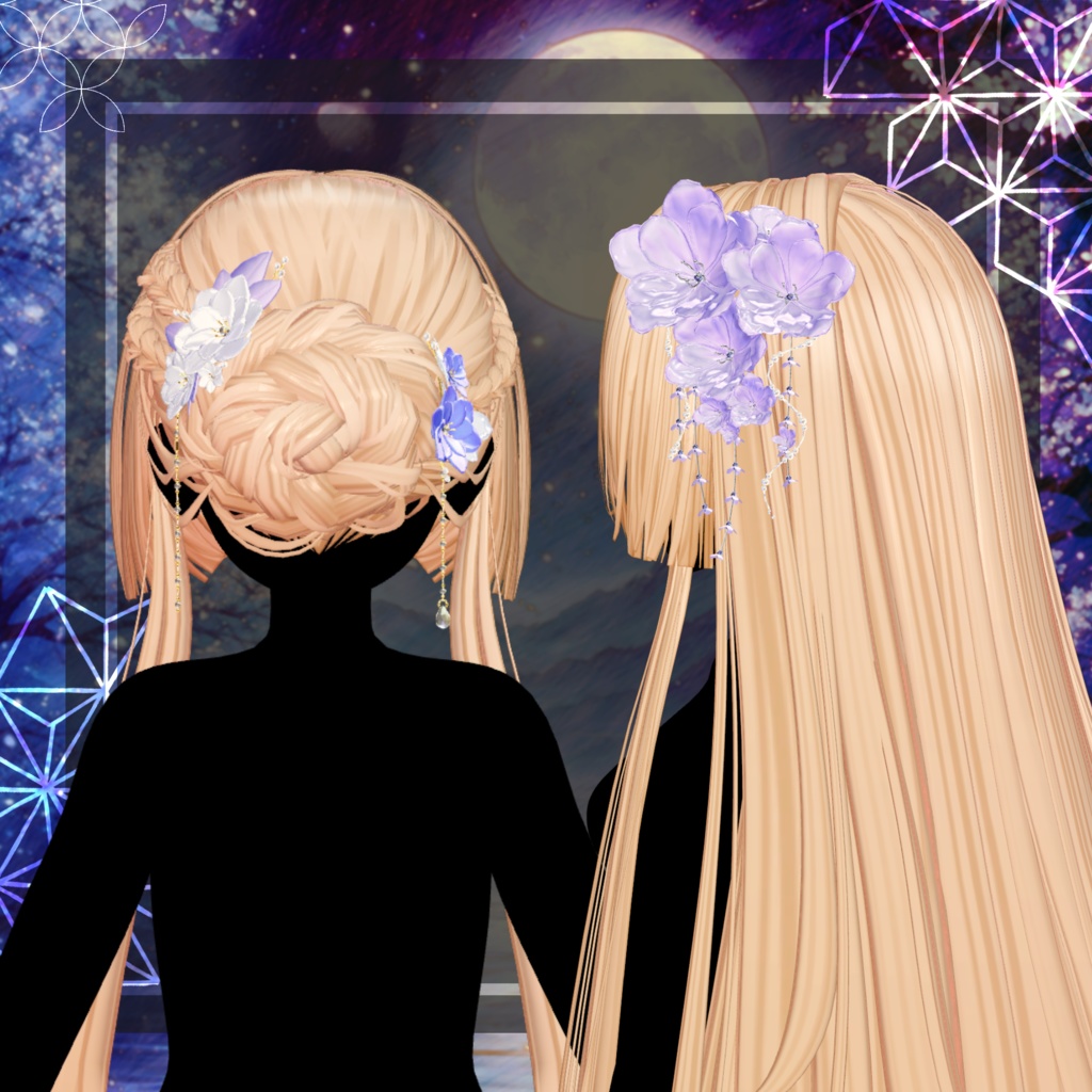 🖤Melling " 揺花(ゆらはな)" 【12アバター対応 🖤 Liltoon / VRChat】🖤