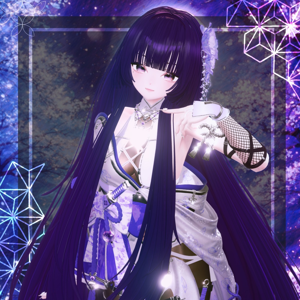 🖤Melling " 揺花(ゆらはな)" 【12アバター対応 🖤 Liltoon / VRChat】🖤