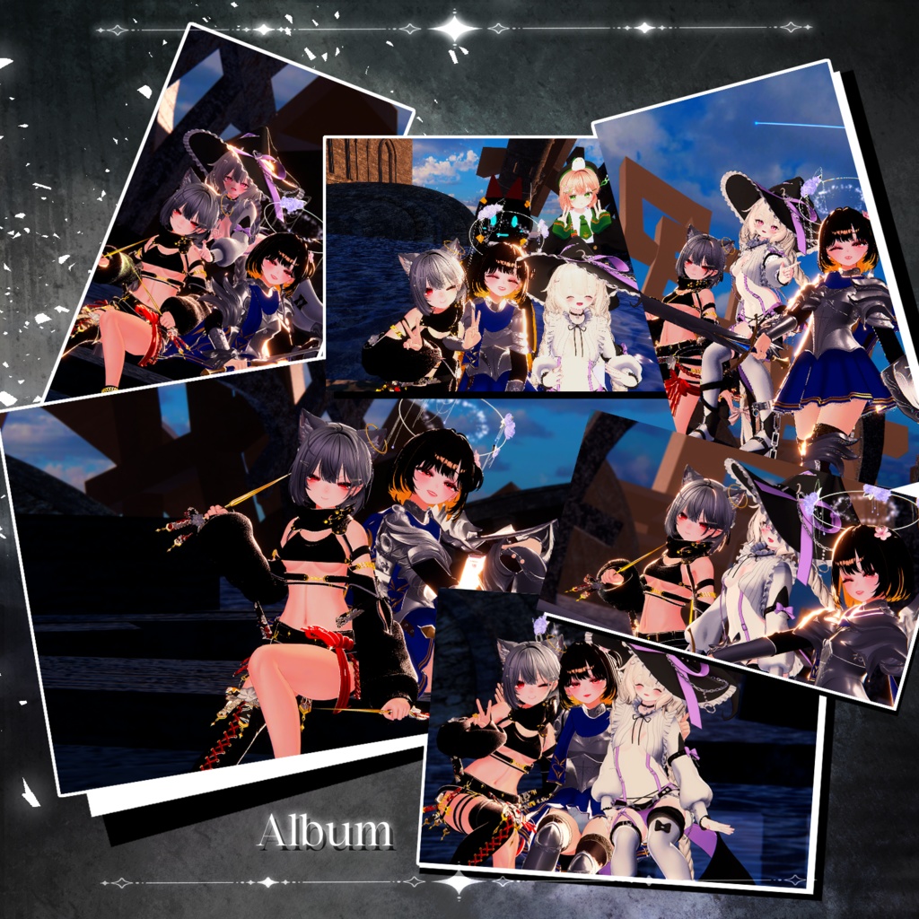 Sale🖤Melling " Quest of Blooming Light" 【8アバター対応 🖤 Liltoon / VRChat】🖤