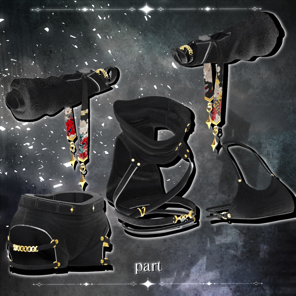 Sale🖤Melling " Quest of Blooming Light" 【8アバター対応 🖤 Liltoon / VRChat】🖤