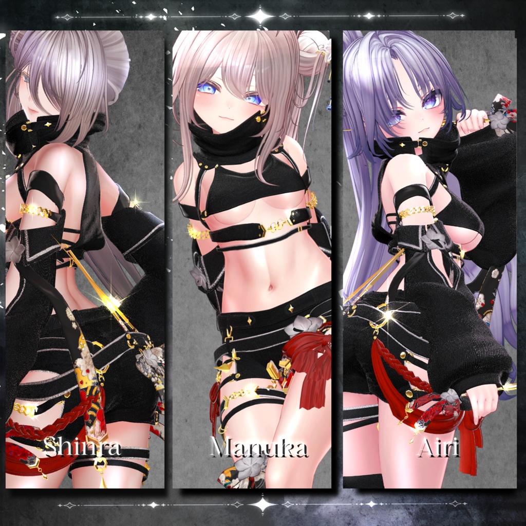 Sale🖤Melling " Quest of Blooming Light" 【8アバター対応 🖤 Liltoon / VRChat】🖤