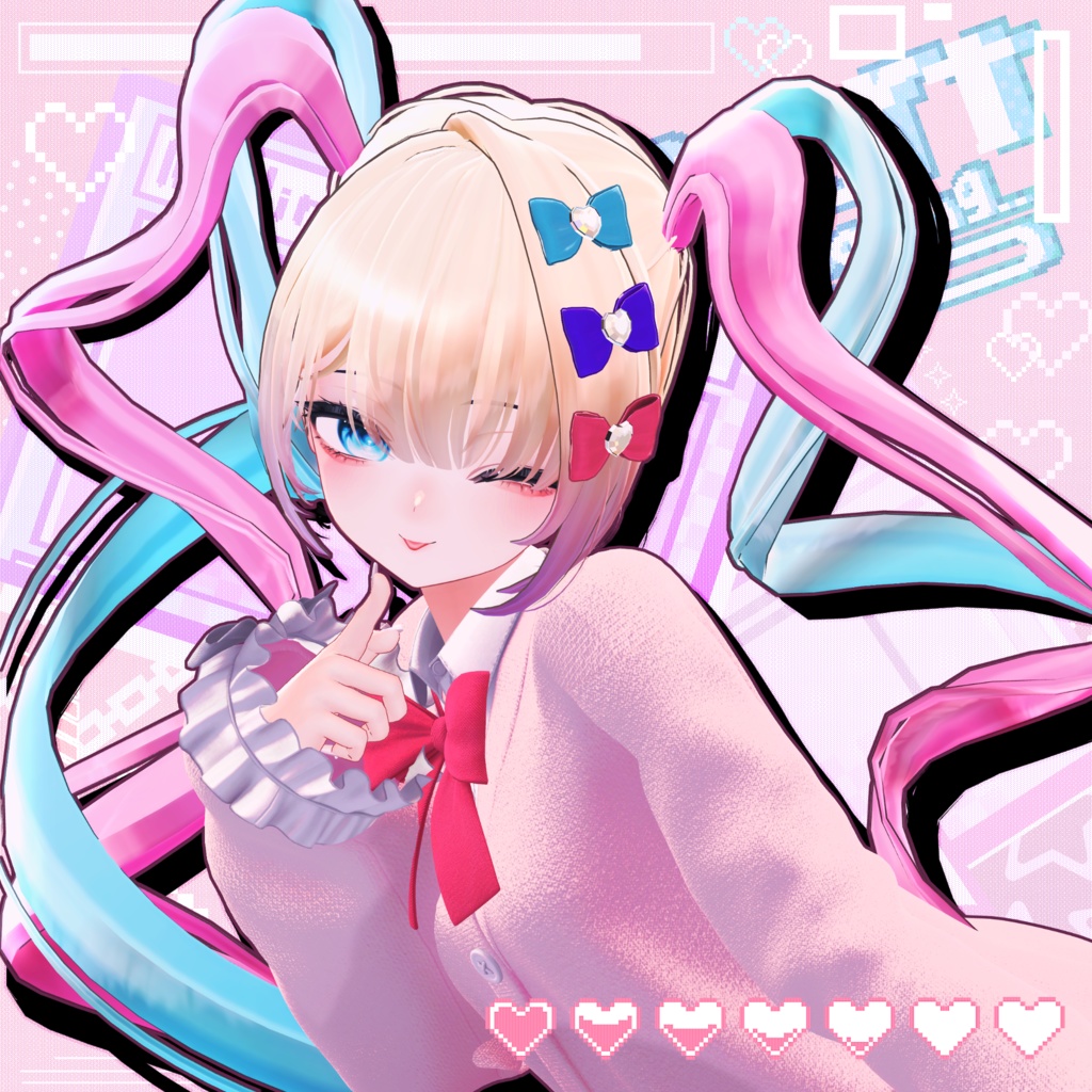 無料🖤Melling " KAngel/超てんちゃん" 【10アバター対応 🖤 Liltoon / VRChat】🖤