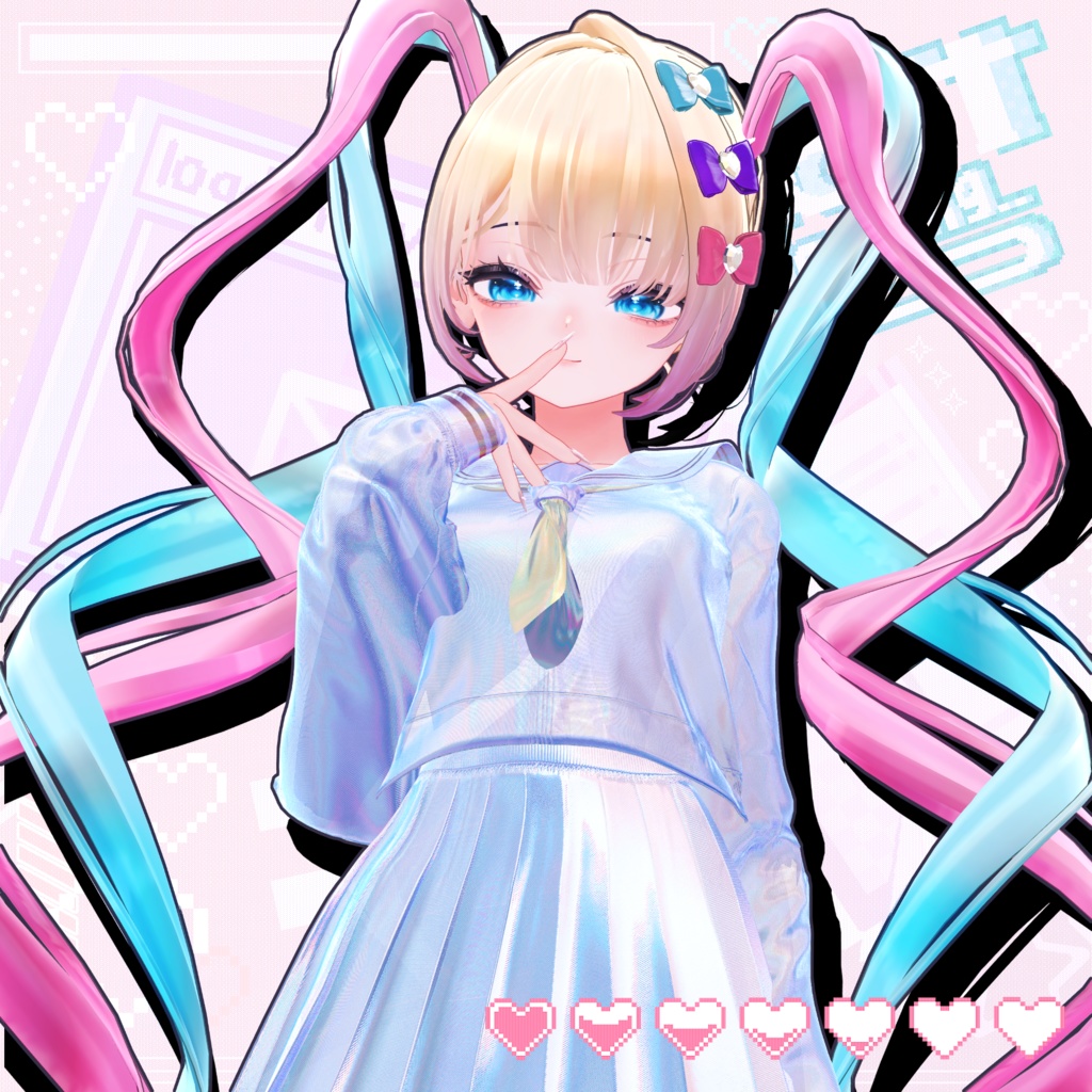 無料🖤Melling " KAngel/超てんちゃん" 【10アバター対応 🖤 Liltoon / VRChat】🖤