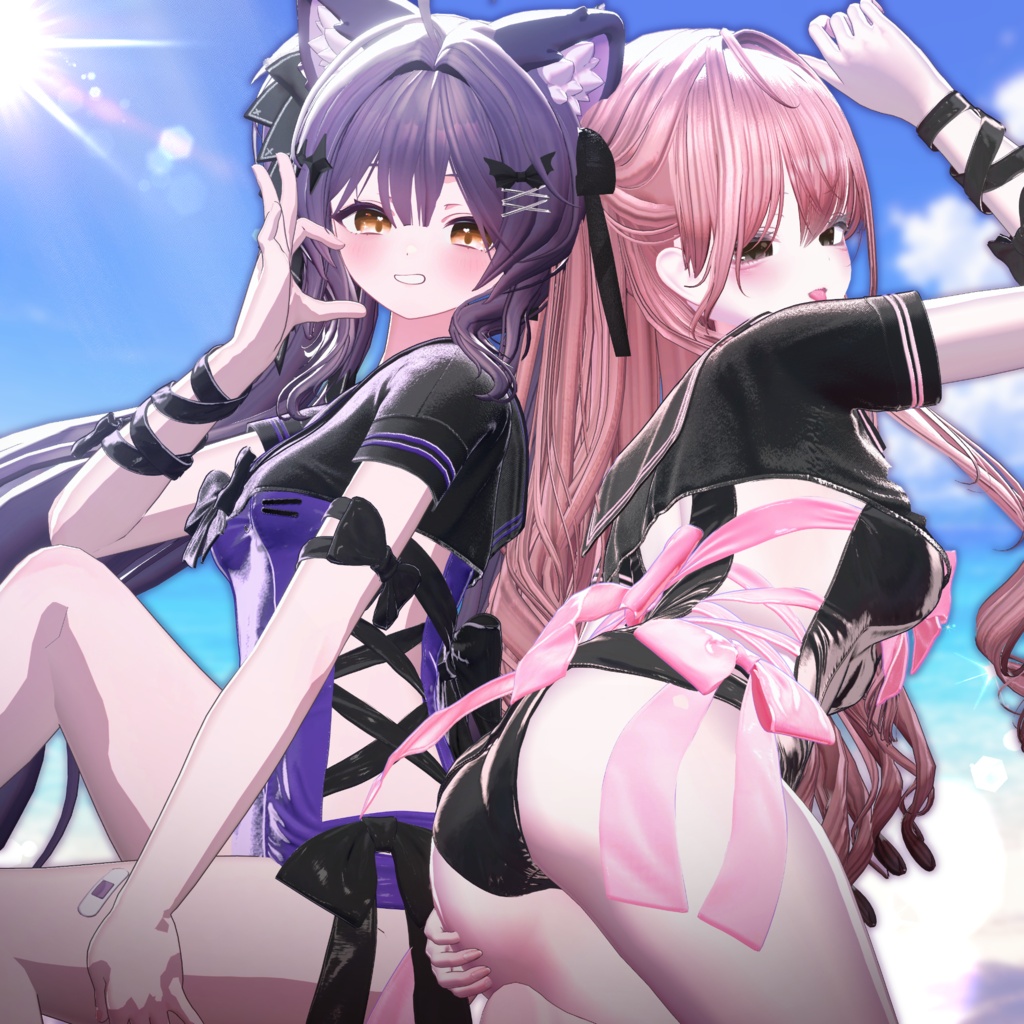SALE🖤Melling " みずぽよ" 【10アバター対応 🖤 Liltoon / VRChat】🖤