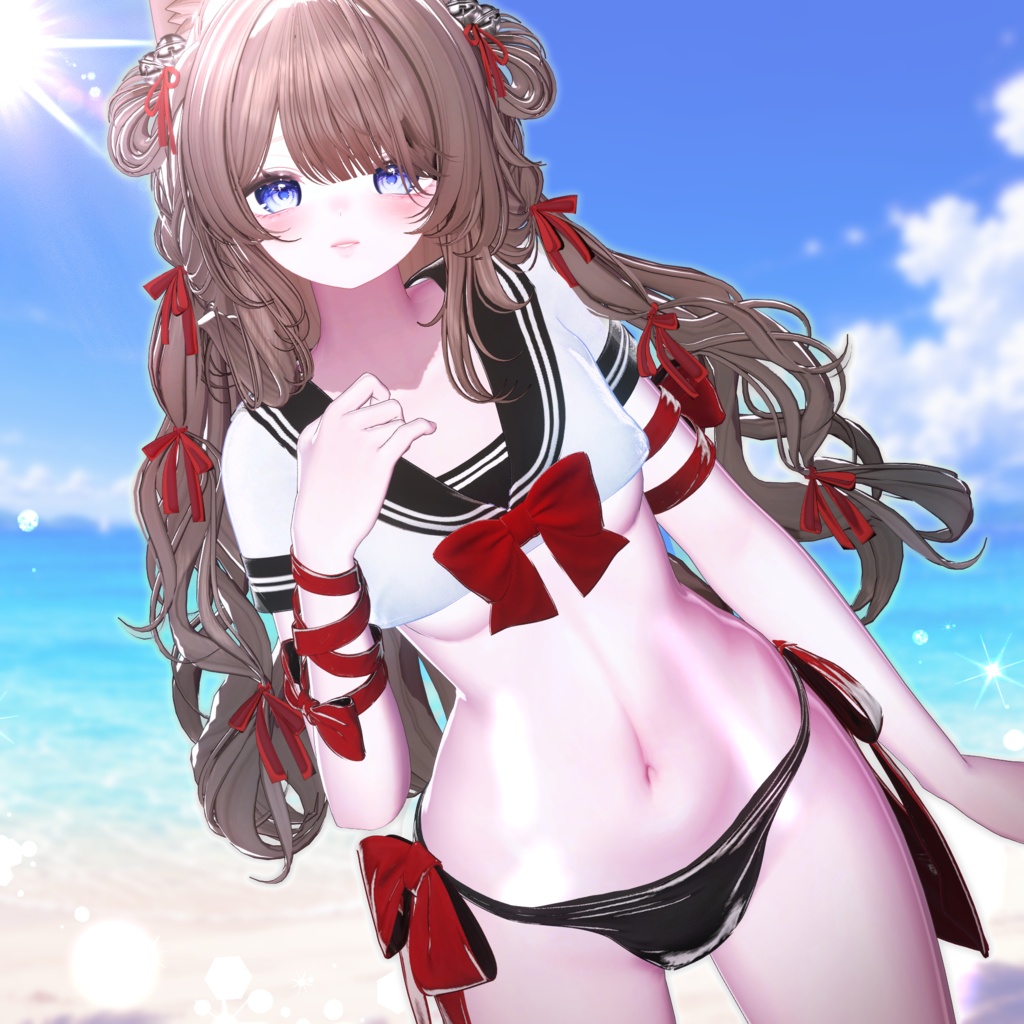 SALE🖤Melling " みずぽよ" 【10アバター対応 🖤 Liltoon / VRChat】🖤