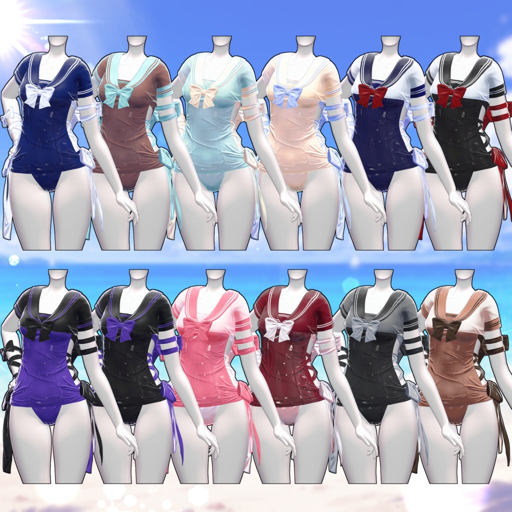 SALE🖤Melling " みずぽよ" 【10アバター対応 🖤 Liltoon / VRChat】🖤