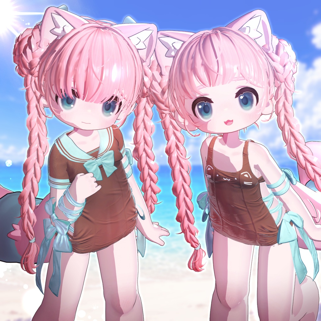 SALE🖤Melling " みずぽよ" 【10アバター対応 🖤 Liltoon / VRChat】🖤
