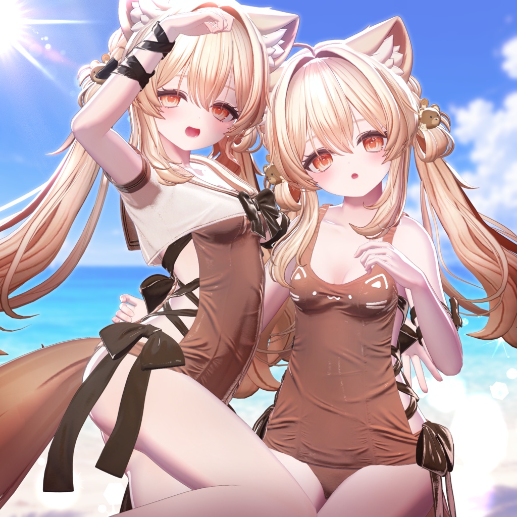 SALE🖤Melling " みずぽよ" 【10アバター対応 🖤 Liltoon / VRChat】🖤