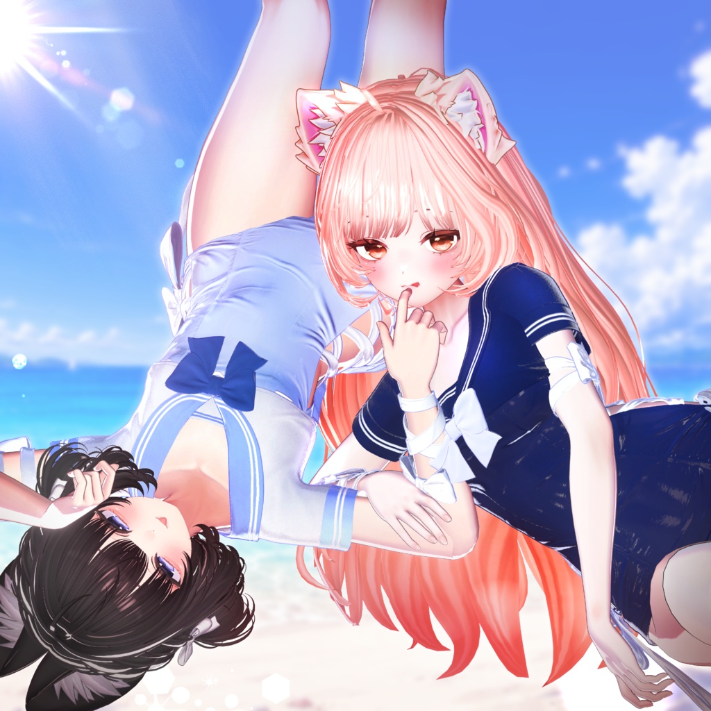 SALE🖤Melling " みずぽよ" 【10アバター対応 🖤 Liltoon / VRChat】🖤