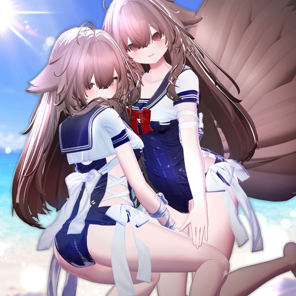 SALE🖤Melling " みずぽよ" 【11アバター対応 🖤 Liltoon / VRChat】🖤