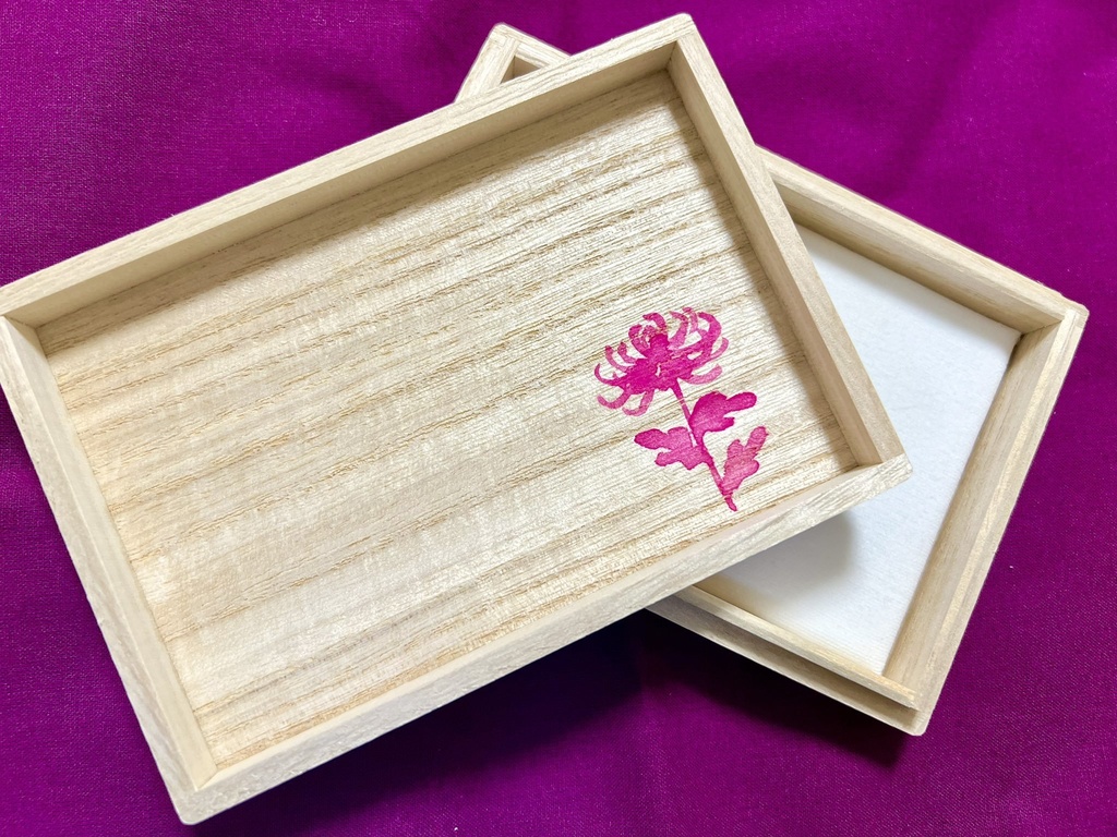 男士絵箱(桐箱) 亀甲貞宗