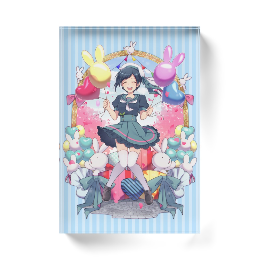 アクリルブロック_兎耳山双葉誕生祭2022