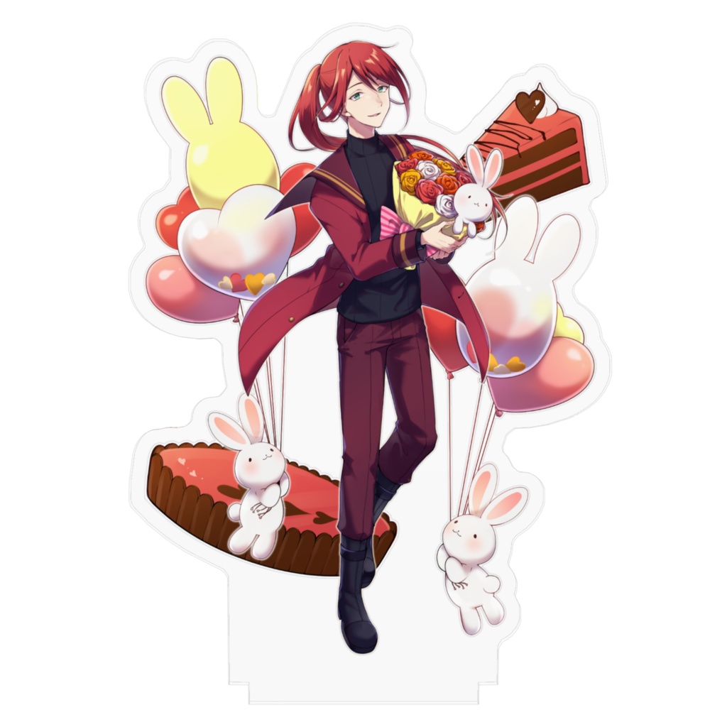 アクスタ_兎耳山楓誕生祭2022(背景ありVer.)