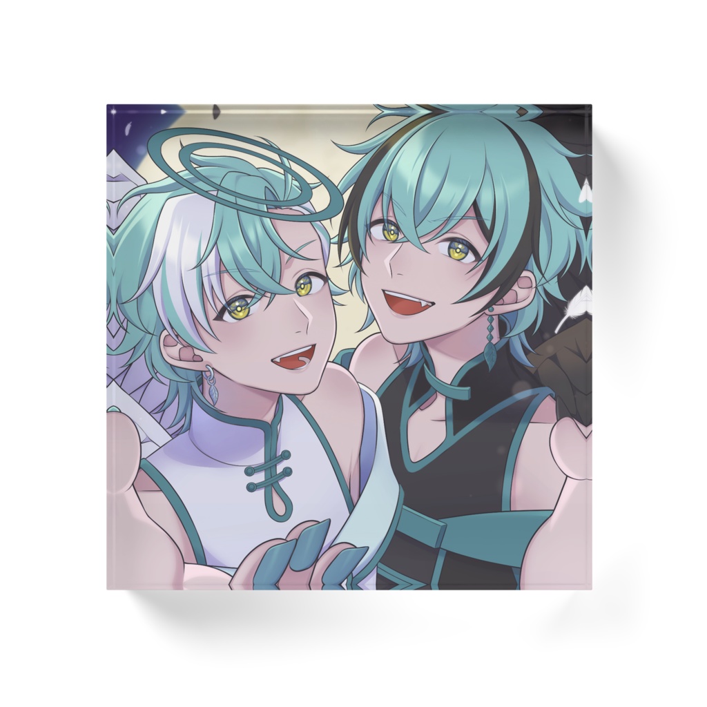 アクリルブロック【天使&悪魔】