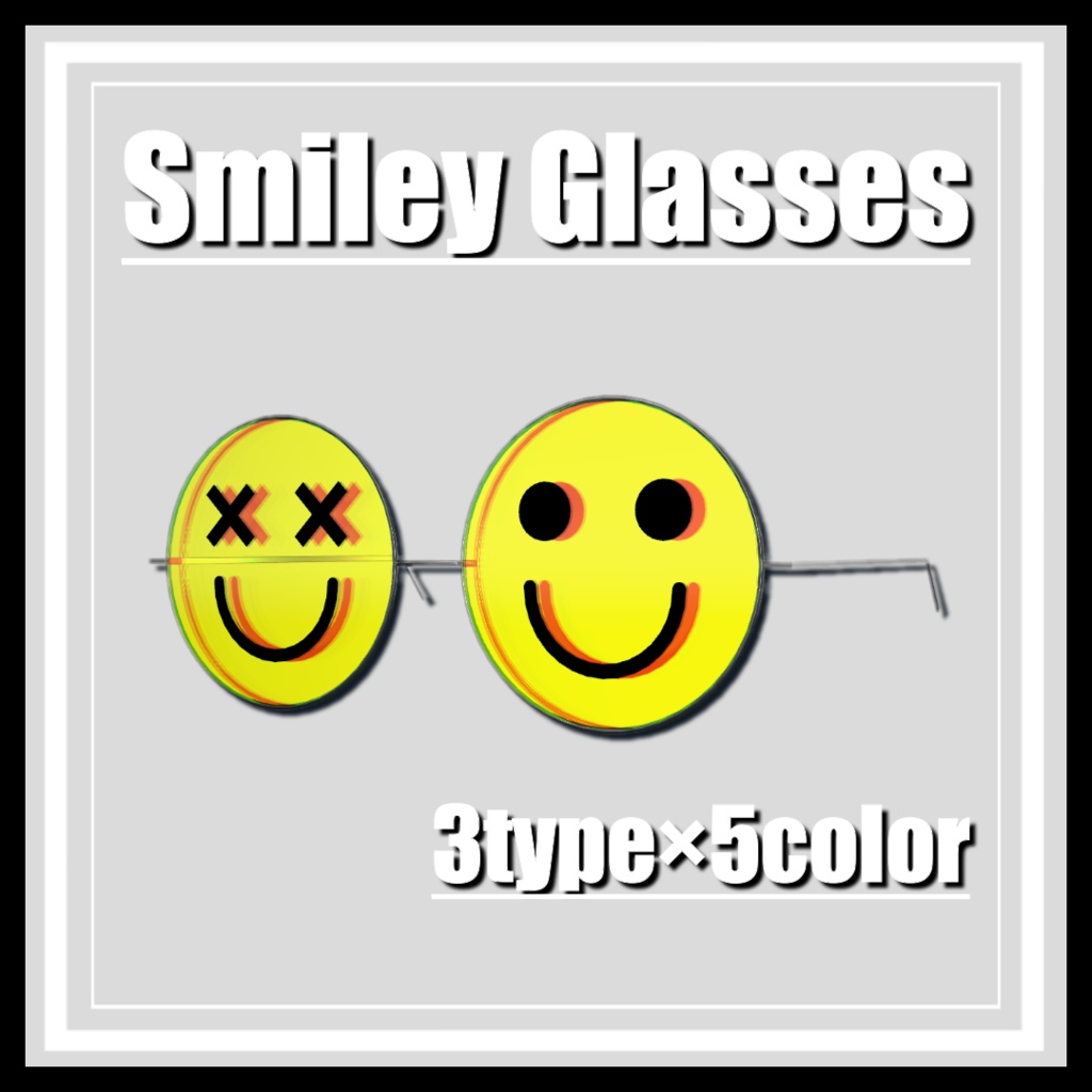 【VRC】Smiley Glasses