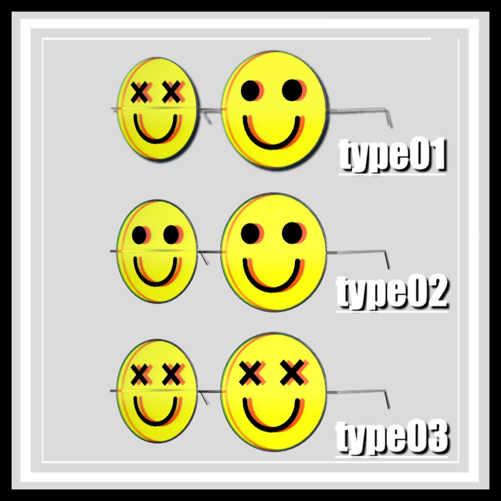 【VRC】Smiley Glasses