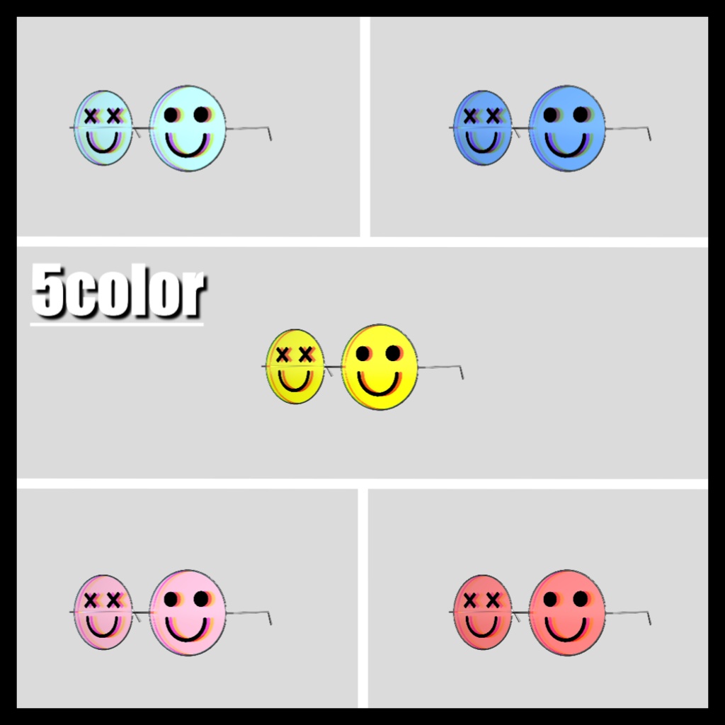 【VRC】Smiley Glasses
