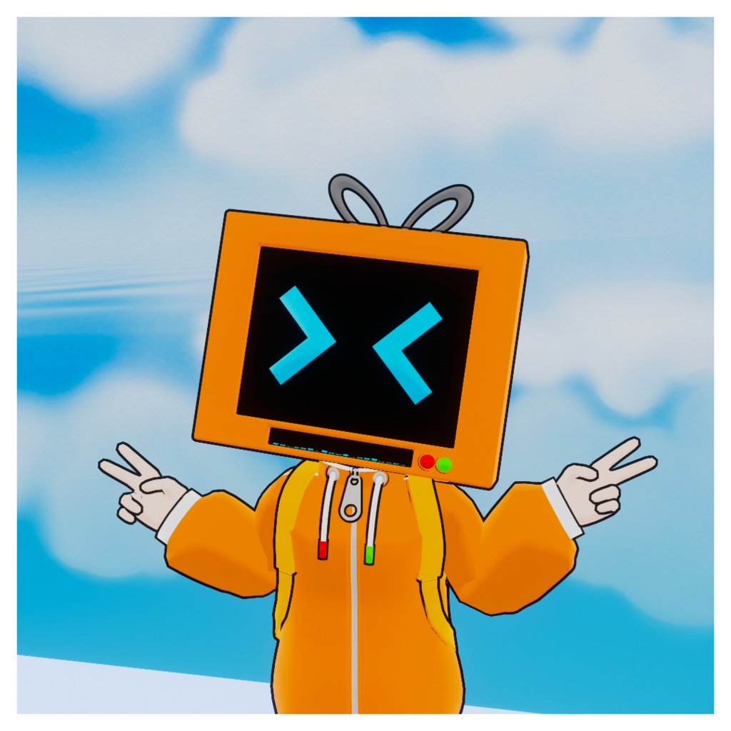 【オリジナル3Dモデル】REBI (レビ)【VRC】