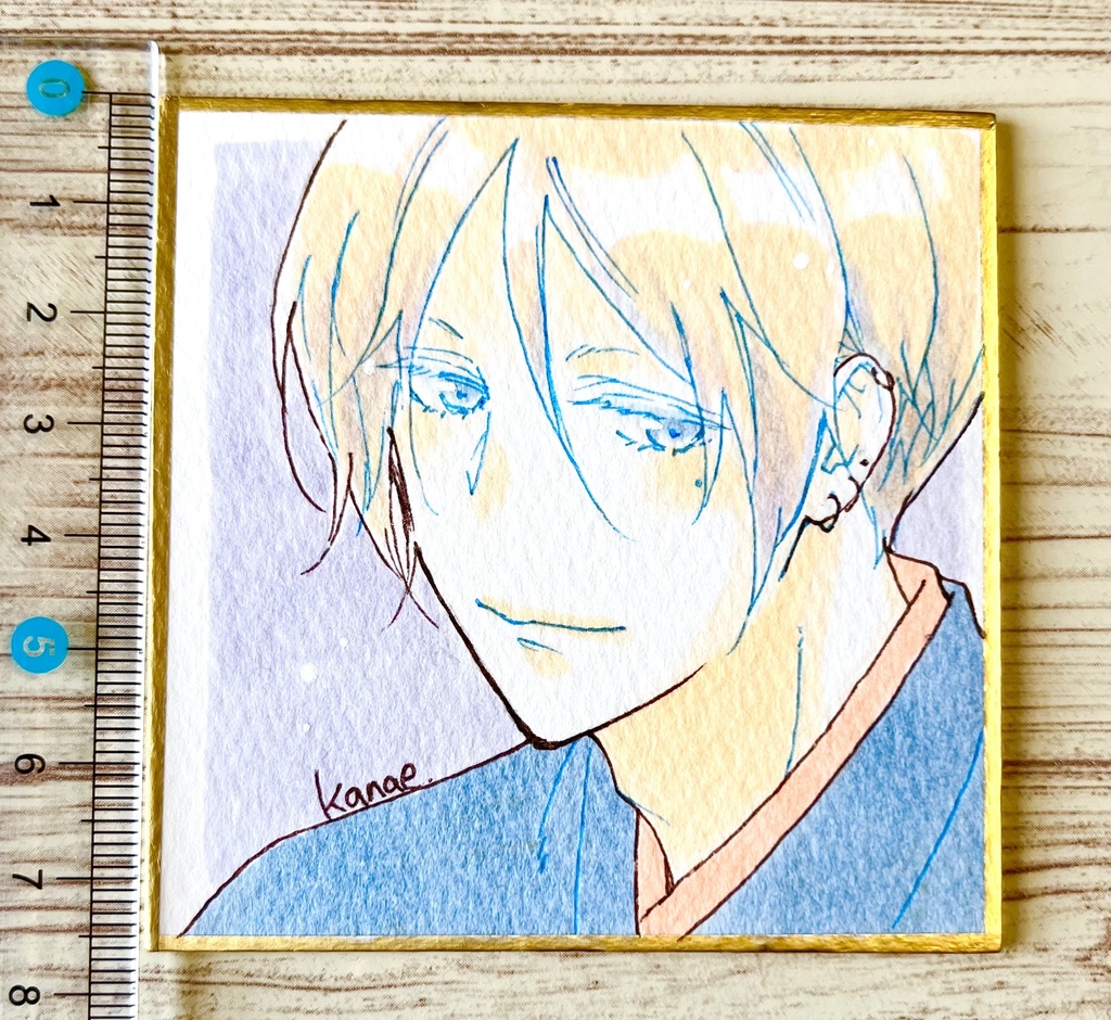 直筆豆色紙　蓮次18