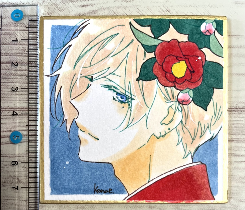 直筆豆色紙　蓮次19