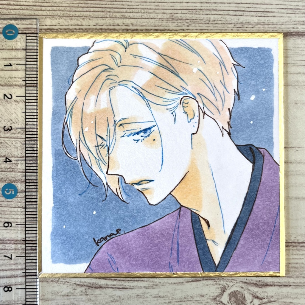 直筆豆色紙　蓮次23