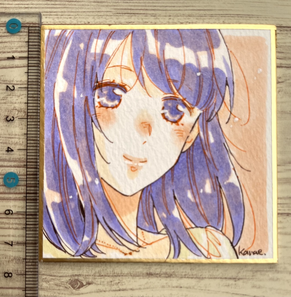 直筆豆色紙　十和子14