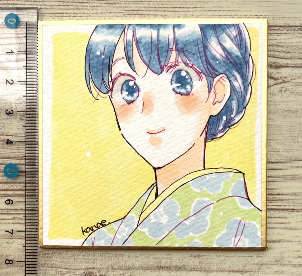 直筆豆色紙　十和子17