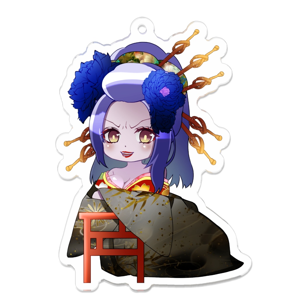 【7周年記念グッズ】≪闇≫SDアクリルキーホルダー