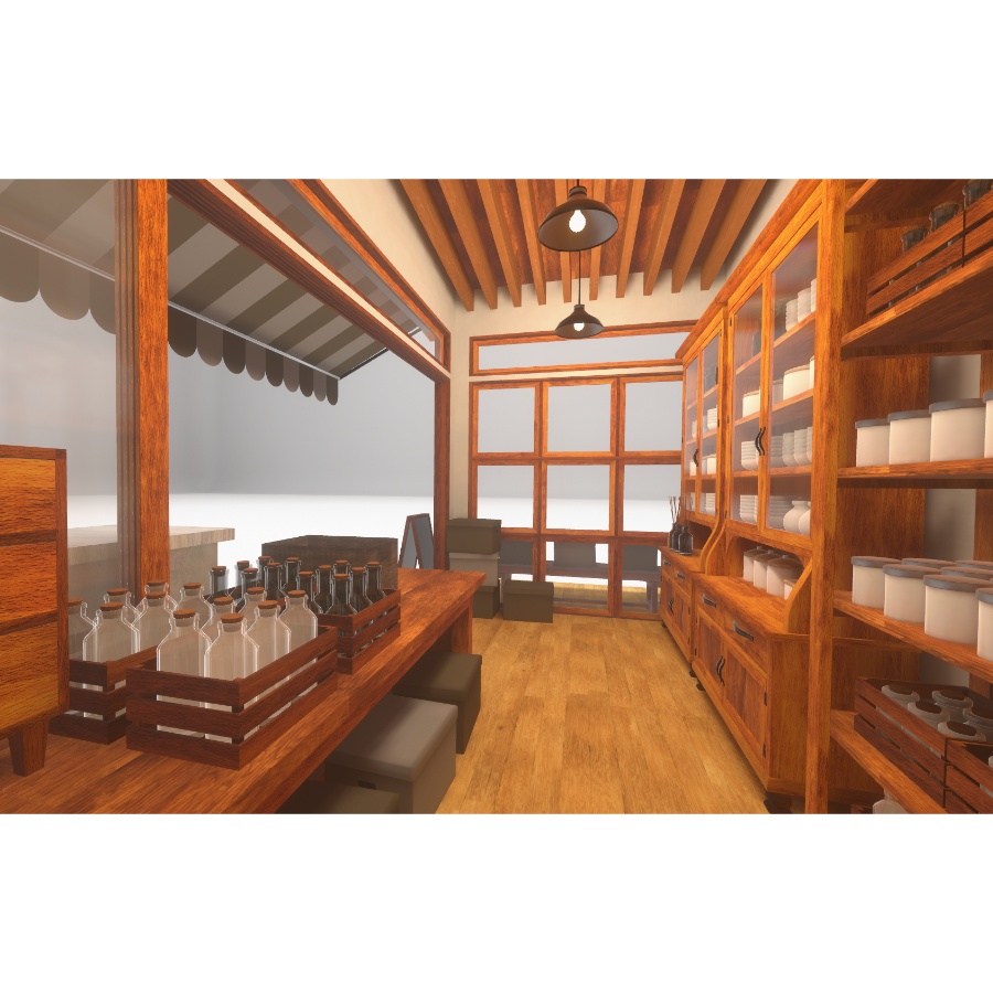 【VRC向け建物アセット】General Store - 雑貨店 -