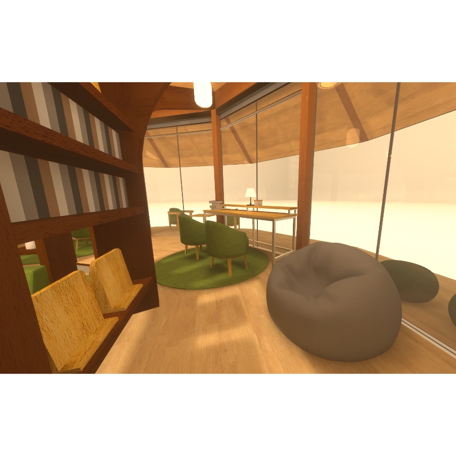 【VRC向け建物アセット】The Library Tree