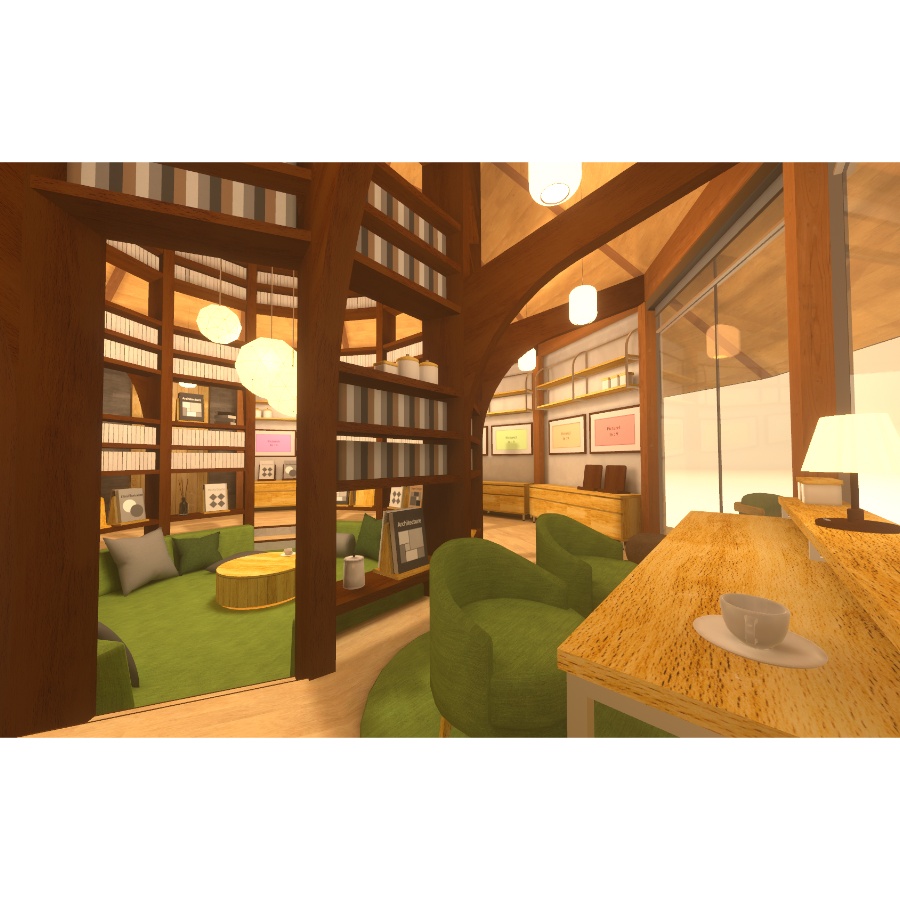 【VRC向け建物アセット】The Library Tree