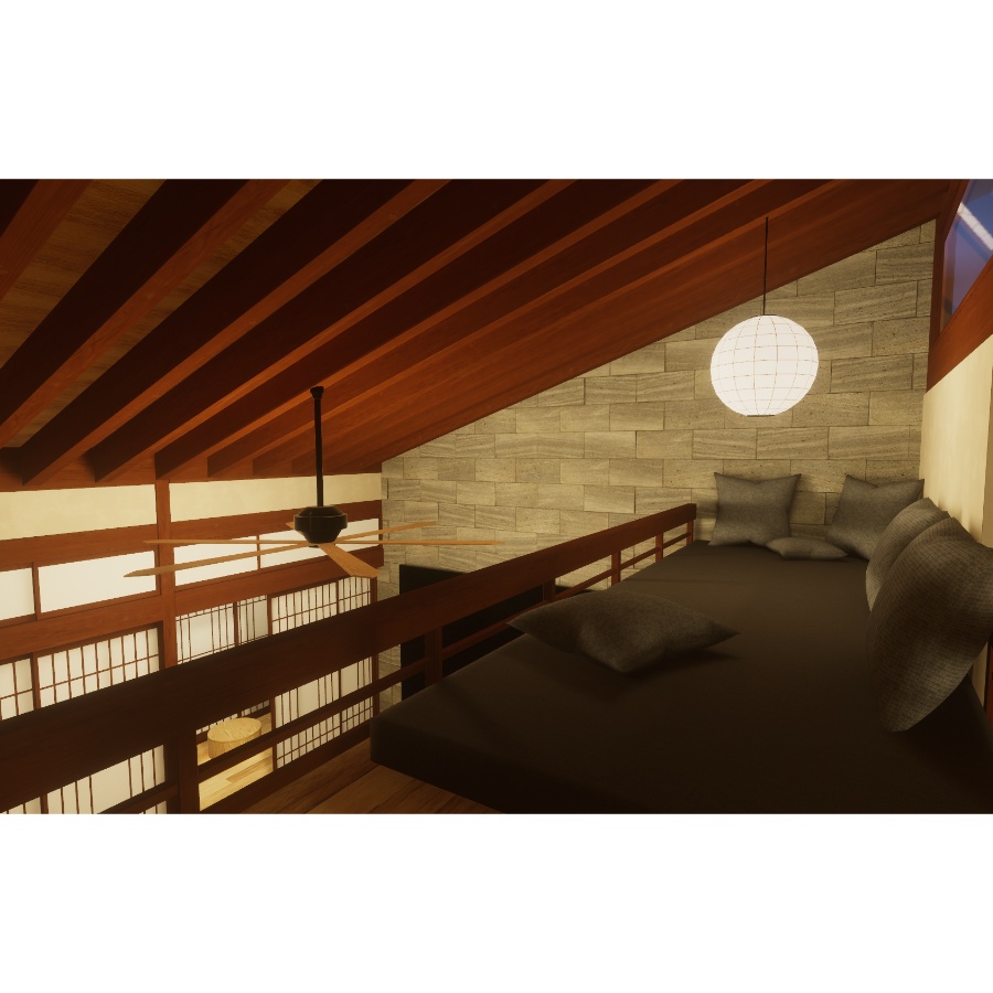 【VRC向けワールド】<和モダンハウス>Tsubaki
