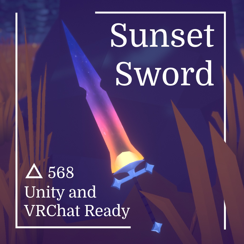 [3D/VRC] Sunset Sword