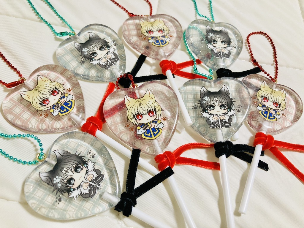 ペロキャンアクリルキーホルダー