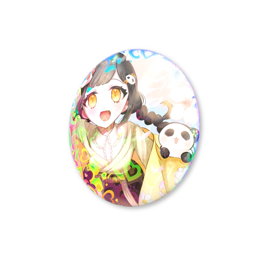 【4周年&デビュー記念】ホログラム缶バッジ