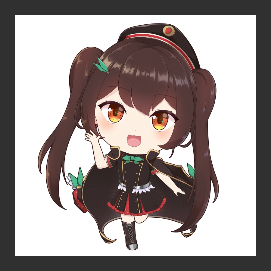 とち乙女さゆ　軍服ver　アクリルキーホルダー