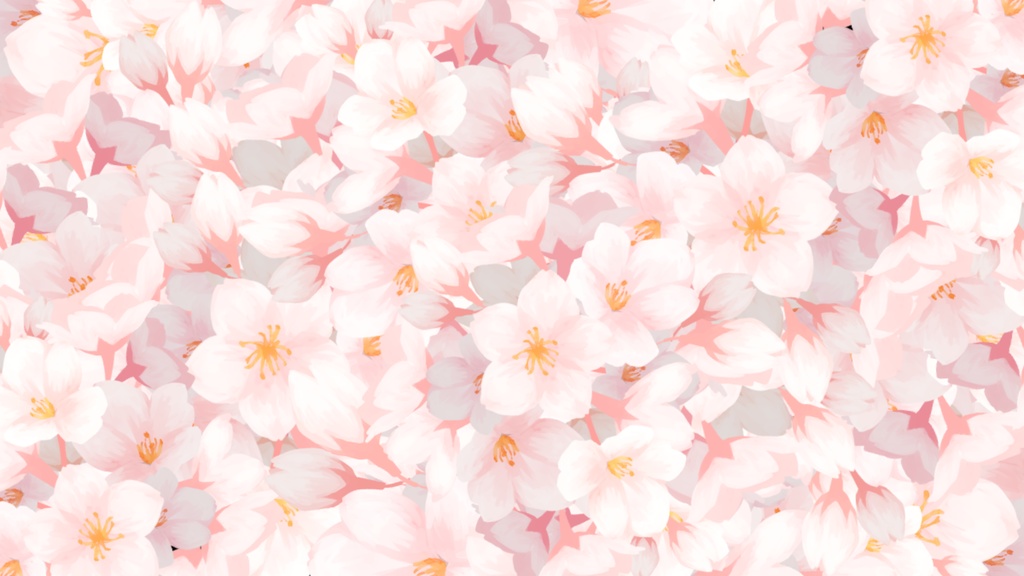 【無料/4種】桜モチーフシーンチェンジ【配信素材】